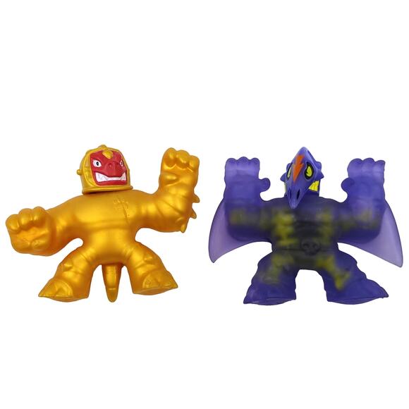Heroes of Goo Jit Zu Galaxy Attack Lot Sun Fire Blazagon & Dark Matter Terrack - Picture 1 of 3